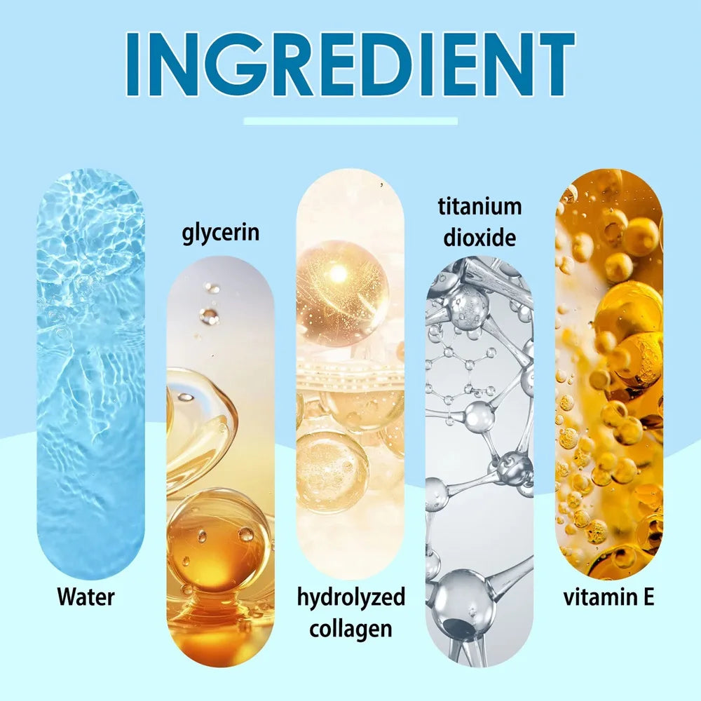 Key ingredients: water, glycerine, vitamin E, and collagen in Centella Sun Serum