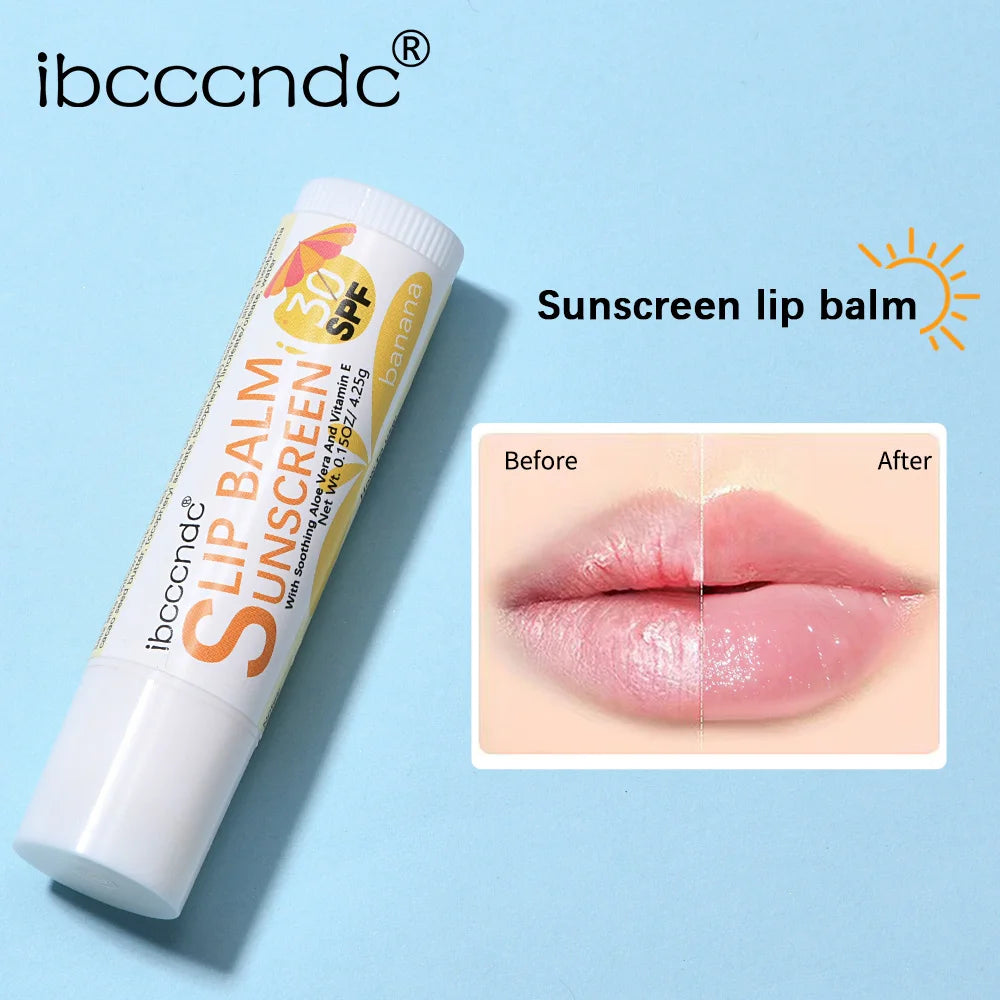 Before and after results of SPF30 Hydrating Lip Balm – softer, smoother lips – VELOURA SKIN